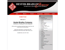 Tablet Screenshot of hester-bradley.com